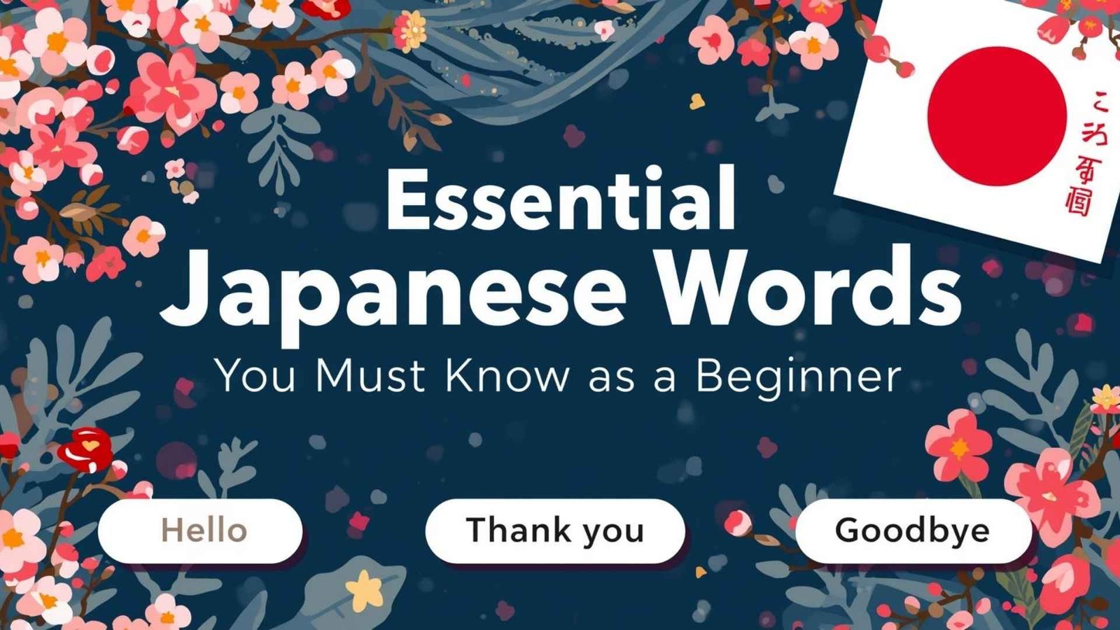 Essential Japanese Words You Must Know as a Beginner
